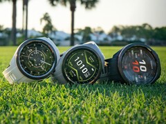 Garmin’s Approach S70 smartwatch (pictured) is receiving software version 25.11. (Image source: Garmin)