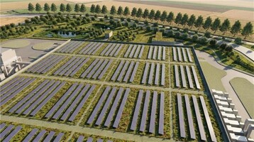 The photovoltaic system planned for the roof of the data center will likely only be able to cover a fraction of the energy demand.