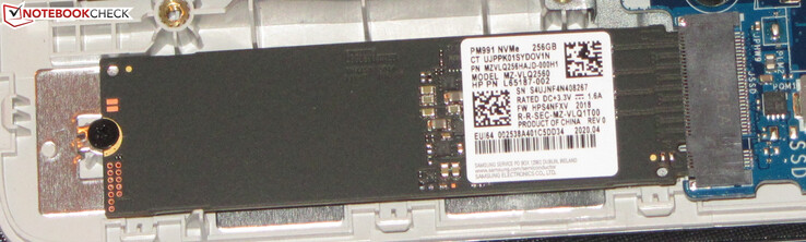 An NVMe SSD serves as system drive.