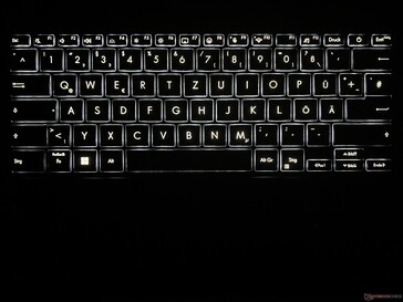 Keyboard backlighting