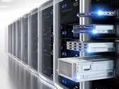 Server racks with specialized rails. King Slide controls 80 % of the high-end server-rail market.