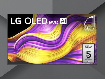 Front of LG G5 OLED TV shown