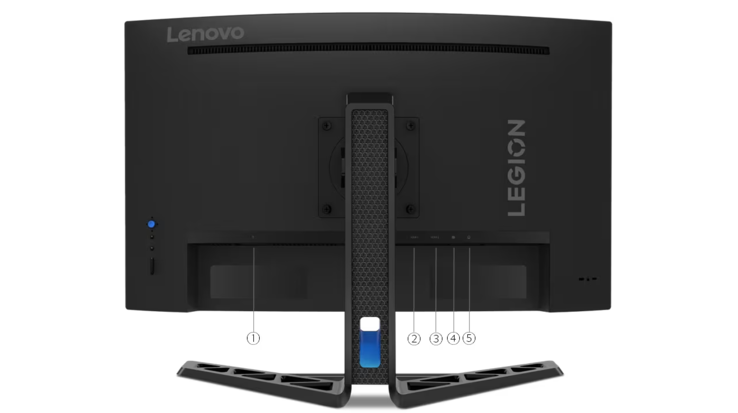 The Lenovo Legion R27fc-30 gaming monitor. (Image source: Lenovo)