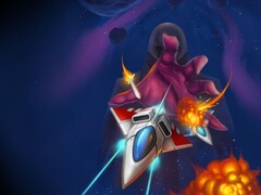 Image from the game Super Hydorah. (Image source: PlayStation Store)