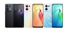 The Reno8 series. (Source: OPPO)