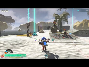 Pictured: A gameplay screenshot from Splatoon Raiders.