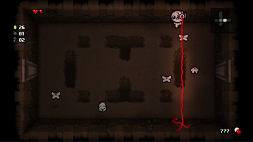 Pictured: A gameplay screenshot from The Binding of Isaac: Rebirth.