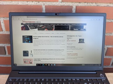 Lenovo ThinkPad E15 Gen 2 outdoors