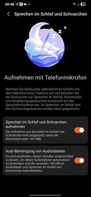 Honor Health: Sleep tracking features