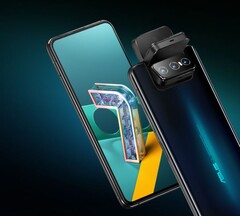 It&#039;s unknown if the Zenfone 8 series will keep the swiveling camera module. (Source: Asus)