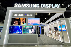 An OLED product showcase. (Source: Samsung)