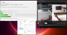 Maximum latency with several browser tabs open and during playback of 4K video