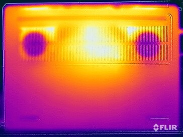 Stress test surface temperatures (bottom)