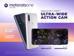 The Motorola One Action is now official. (Source: Motorola)