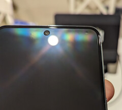 A Pixel 8 Pro exhibiting small display bumps. (Image source: Google Support)