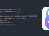 The Int App Lock icon alongside some code it reportedly runs. (Source: Pradeo Lab)