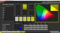 CalMAN Colorchecker Saturation calibrated