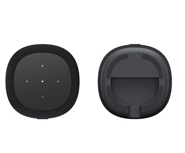 WiiM Sound Lite top-panel touch controls and bottom mounting area (Image source: WiiM)