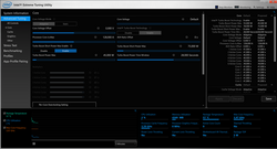 Intel XTU settings (default)