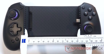 The Abxylute S9 expanding dock fits phones and tablets between 4.72 to 8.50 inches (120 mm to 216 mm) wide. (Image source: Notebookcheck)