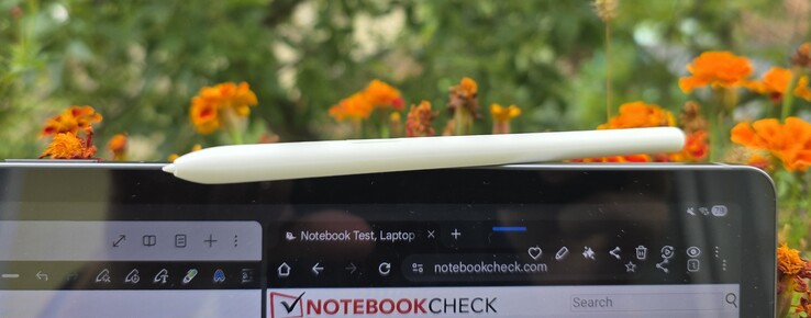 The S Pen is included with the Samsung tablet