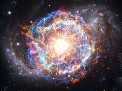 A conceptual image of a supernova