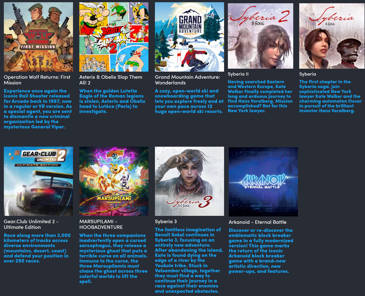 All the games that are in the $5 tier (Image source: Humble Bundle)