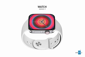Apple Watch Series 7 unofficial concept render. (Image source: PhoneArena)