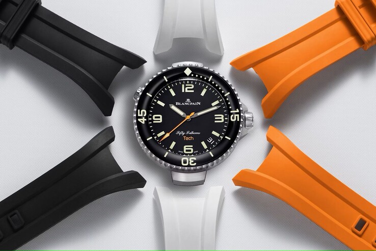 The Blancpain Fifty Fathoms Tech comes with 300 m (30 bar) water resistance rating (Image source: Blancpain)