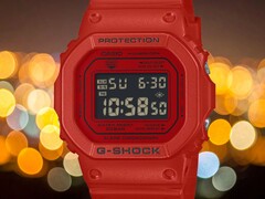 Casio’s new red lantern G-Shock could have a similar design to the DW-5600RRB-4 (above)