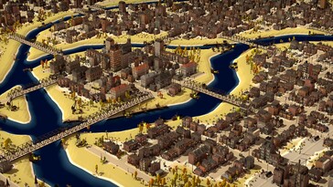 An image showing a city in City of Gangsters.