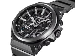 Casio's upcoming G-Steel watches trade metal bracelets for lighter rubber straps. (Pictured: GSTB1000BD-1A)