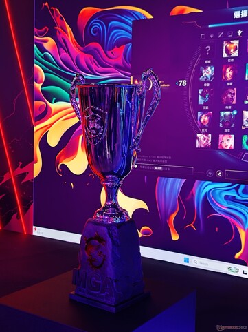 WoW eSports winner gets the MSI Gaming Arena trophy