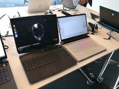 2018 Alienware m15 (left) vs. 2019 Alienware m15 R2 (right)