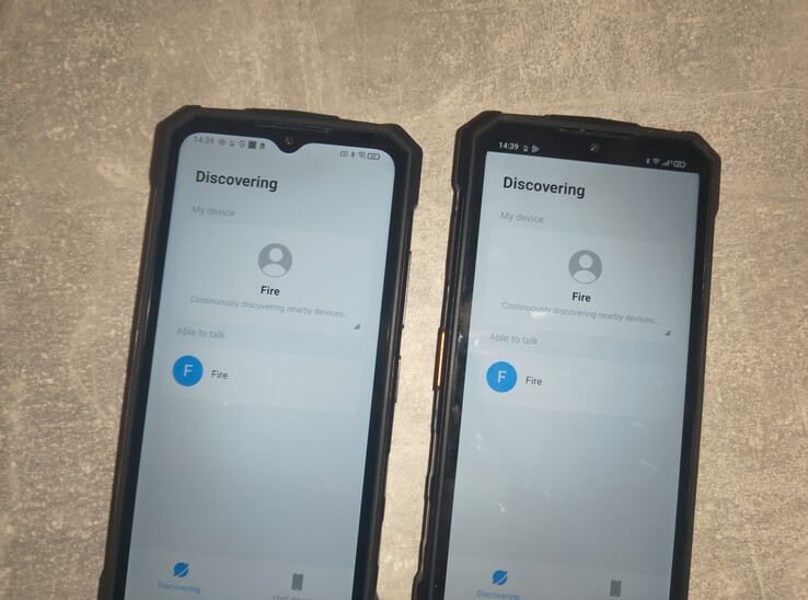 The walkie-talkie feature. (Image source: Sergey Tarasov - Notebookcheck)