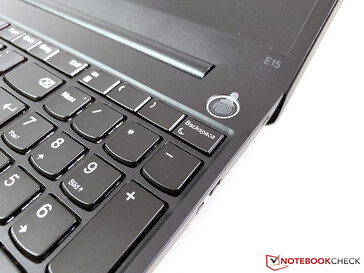 Lenovo ThinkPad E14 Gen 2 - Power bottom with an integrated fingerprint sensor