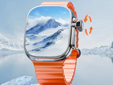 A camera is integrated in the rotating crown. (Image source: Lokmat)