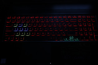 The 4-zone RGB backlight