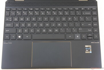 Keyboard layout is similar to the recent Envy series. The Command Center hotkey near the power button is handy, but not customizable