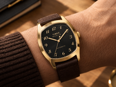 The Timex Marlin Tonneau TW2Y84500IK watch features a gold-tone case