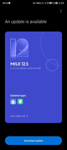 MIUI 12.5 Enhanced Edition for the POCO F2 Pro. (Image source: MIUI Download by xiaomui)