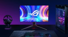 The ROG Swift OLED PG27AQDM will be available later this year with plenty of high-end specifications. (Image source: ASUS)