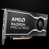 The AMD Radeon Pro W7400 consumes just 55 watts of power (Image source: AMD)