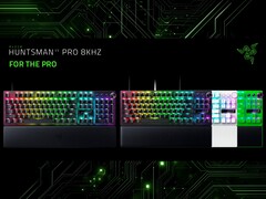 Razer Huntsman V3 Pro 8KHz gaming keyboard form factors and colorways (Image source: Razer PR with edits)
