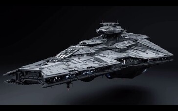 Our SHIP-001 reference image of the brick-built ship, screenshot from our first video