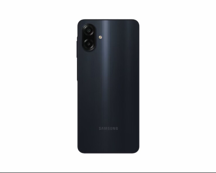 The Samsung Galaxy M07 comes in a sole black color option (Image source: Samsung)