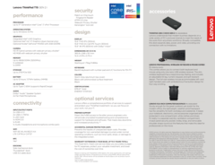 specifications Lenovo ThinkPad T15 Gen 2