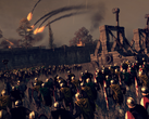 An image showing a siege and onagers in Total War: Attila.
