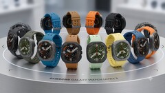 Lots of watch bands in many different colors for this years Samsung Galaxy Watch9 and Galaxy Watch Ultra2 leaked ahead of launch.