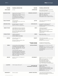 Dell XPS 14: Specifications